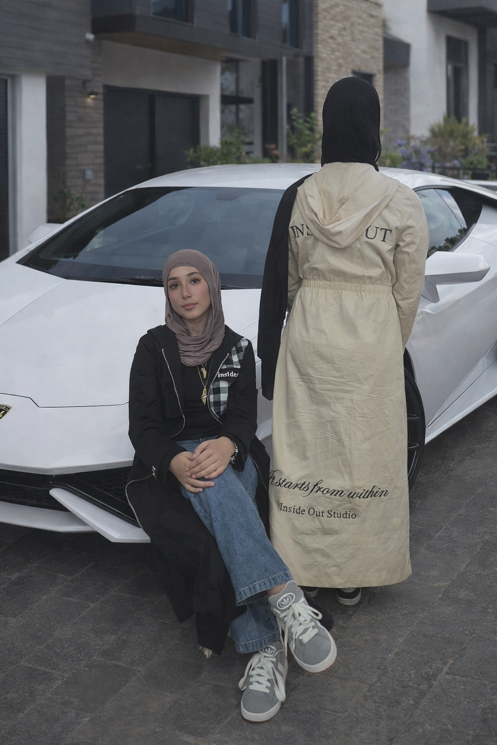 The Keffiyeh Luxe Trench