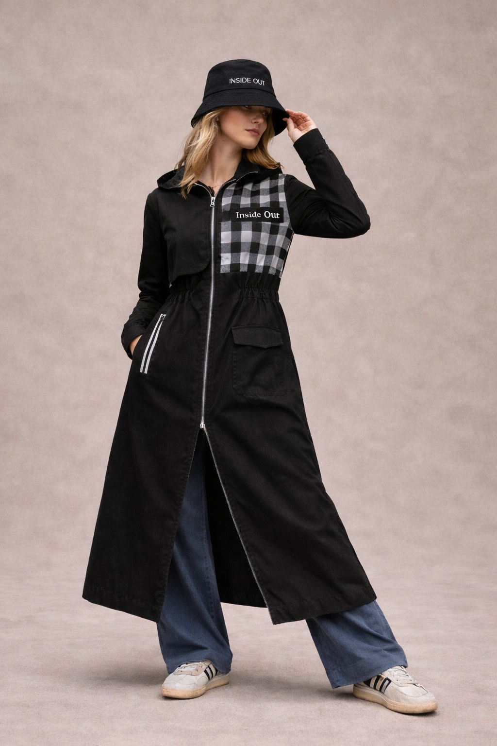 The Keffiyeh Luxe Trench