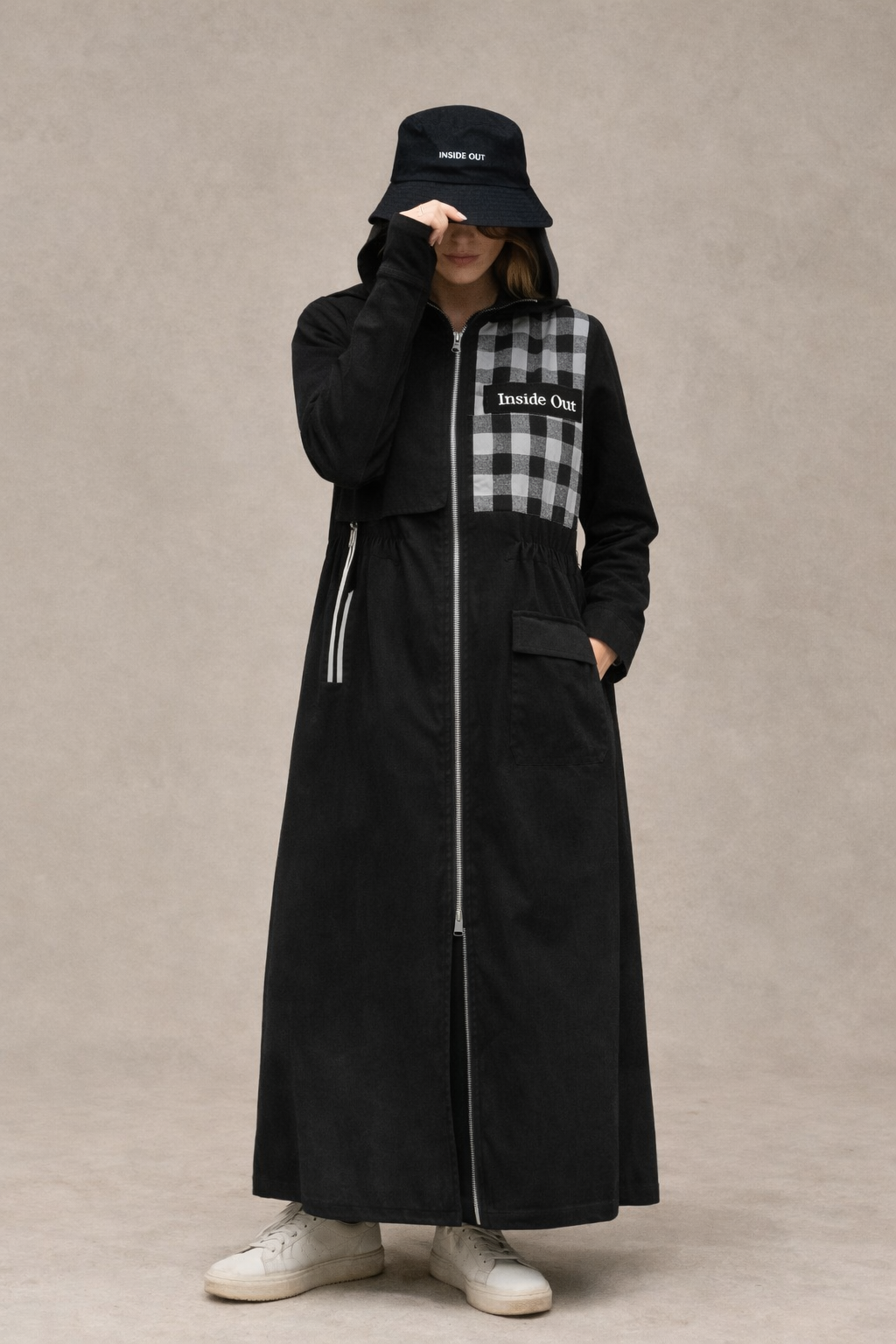The Keffiyeh Luxe Trench