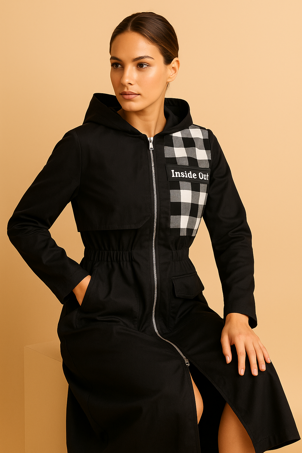 The Keffiyeh Luxe Trench