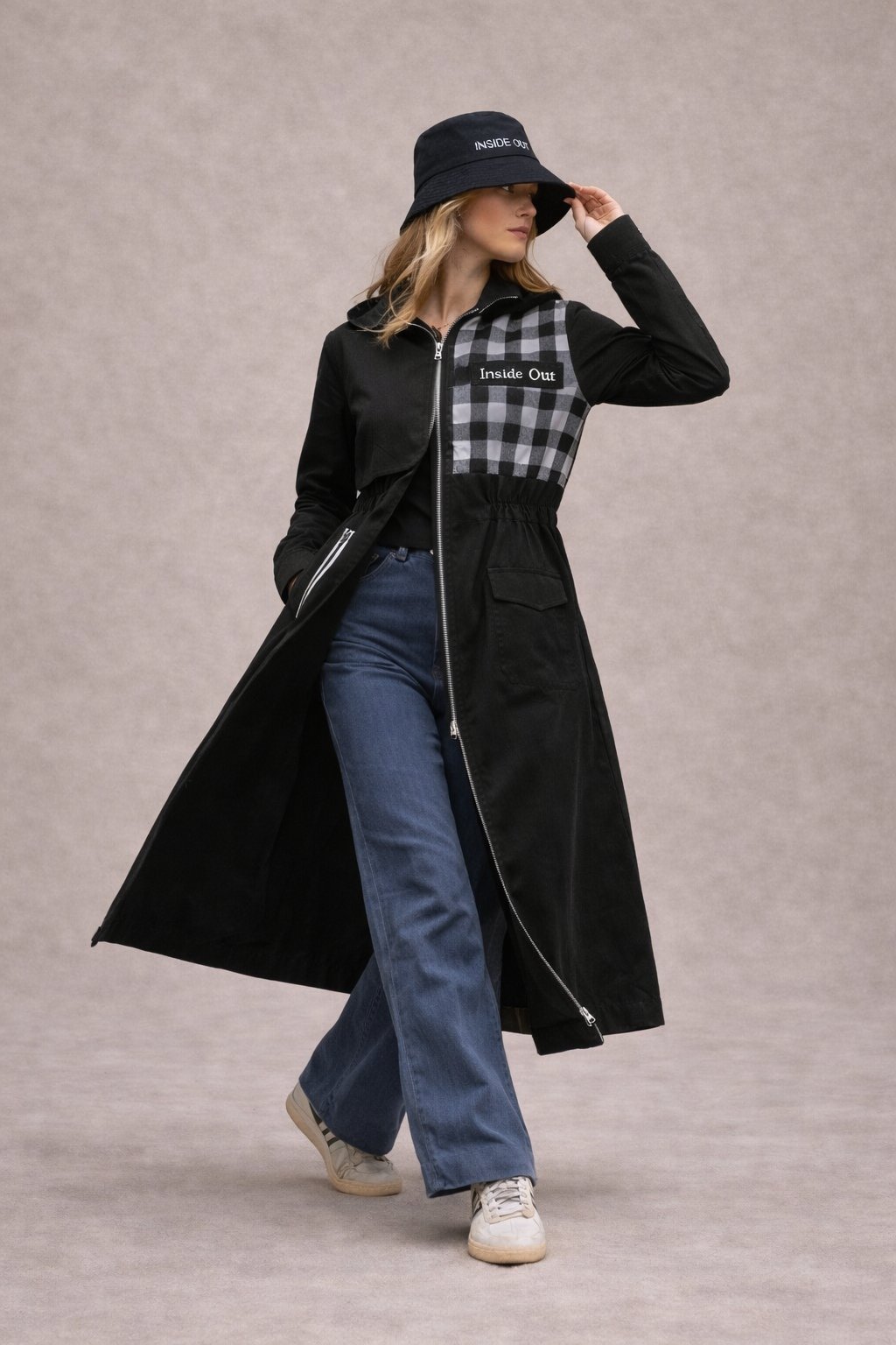 The Keffiyeh Luxe Trench