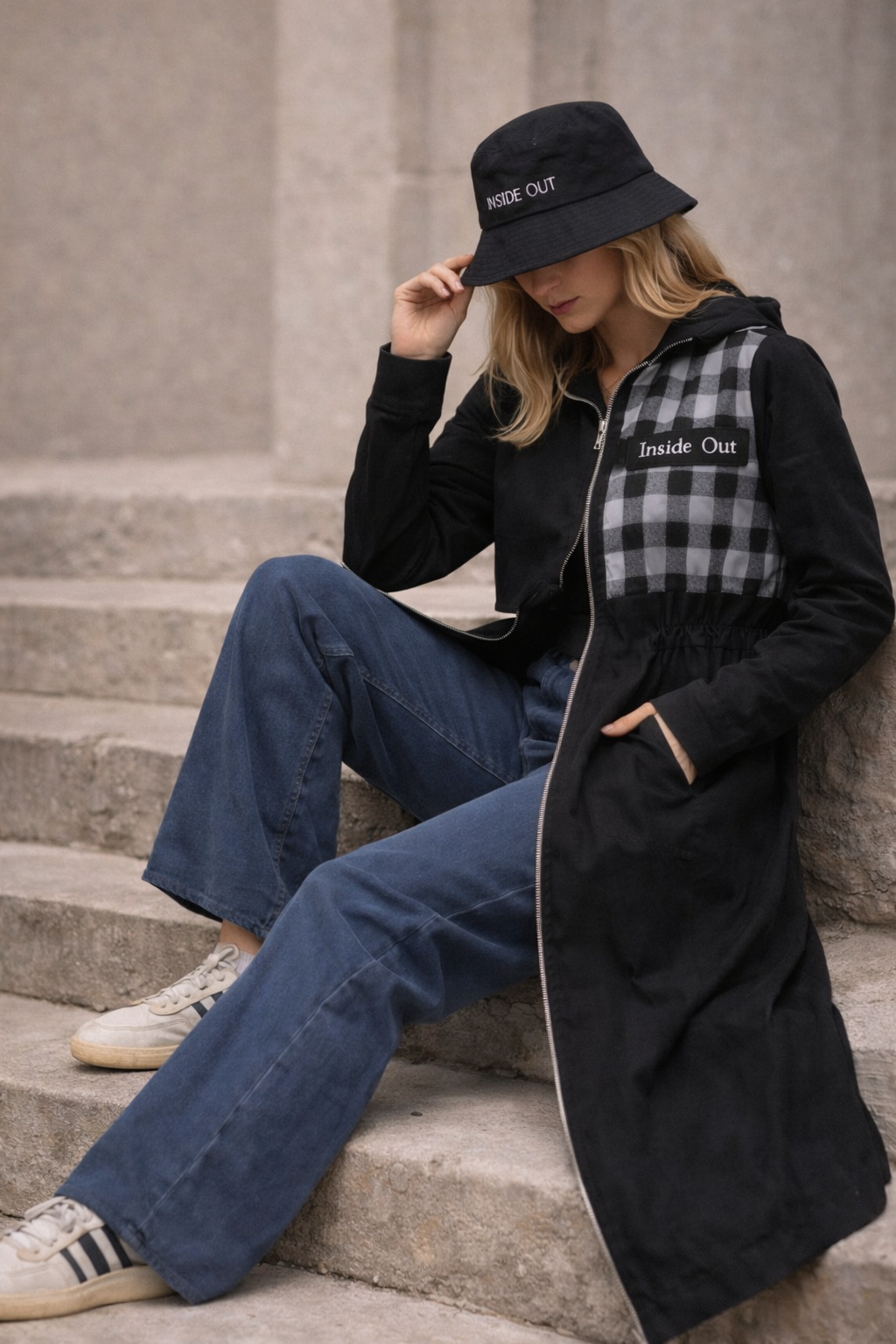 The Keffiyeh Luxe Trench