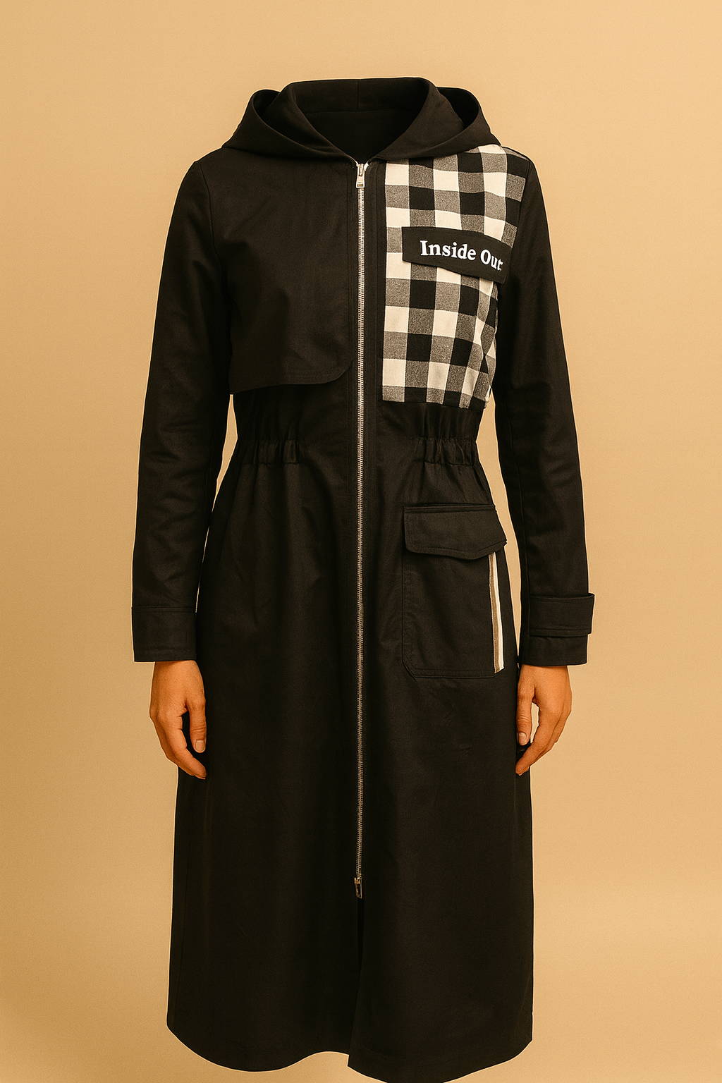 The Keffiyeh Luxe Trench