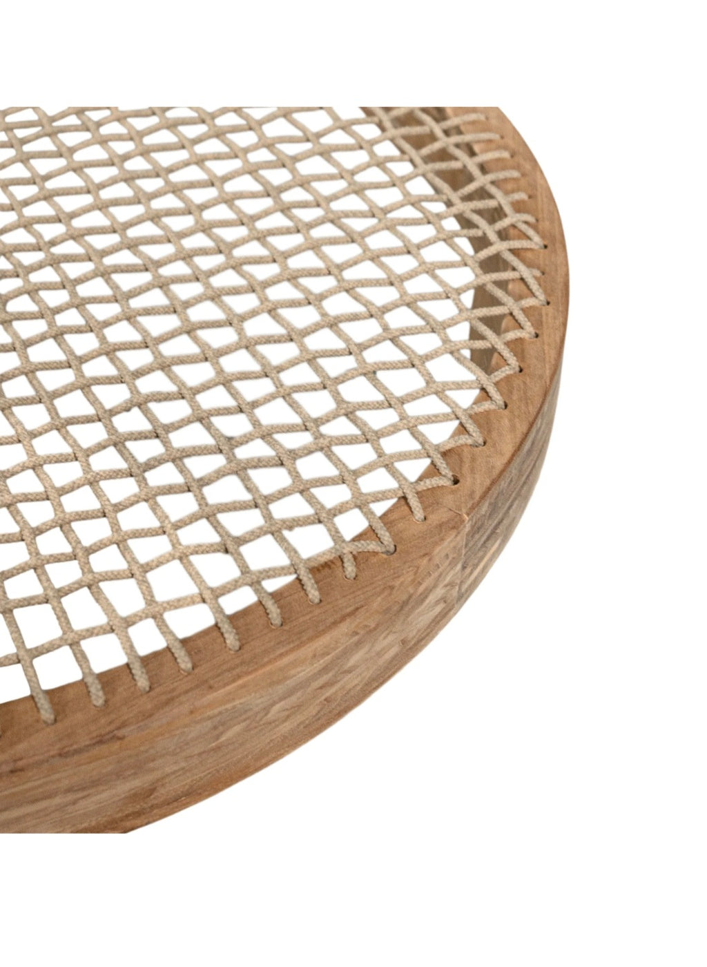 Corfu Curved Sun Lounger | Natural
