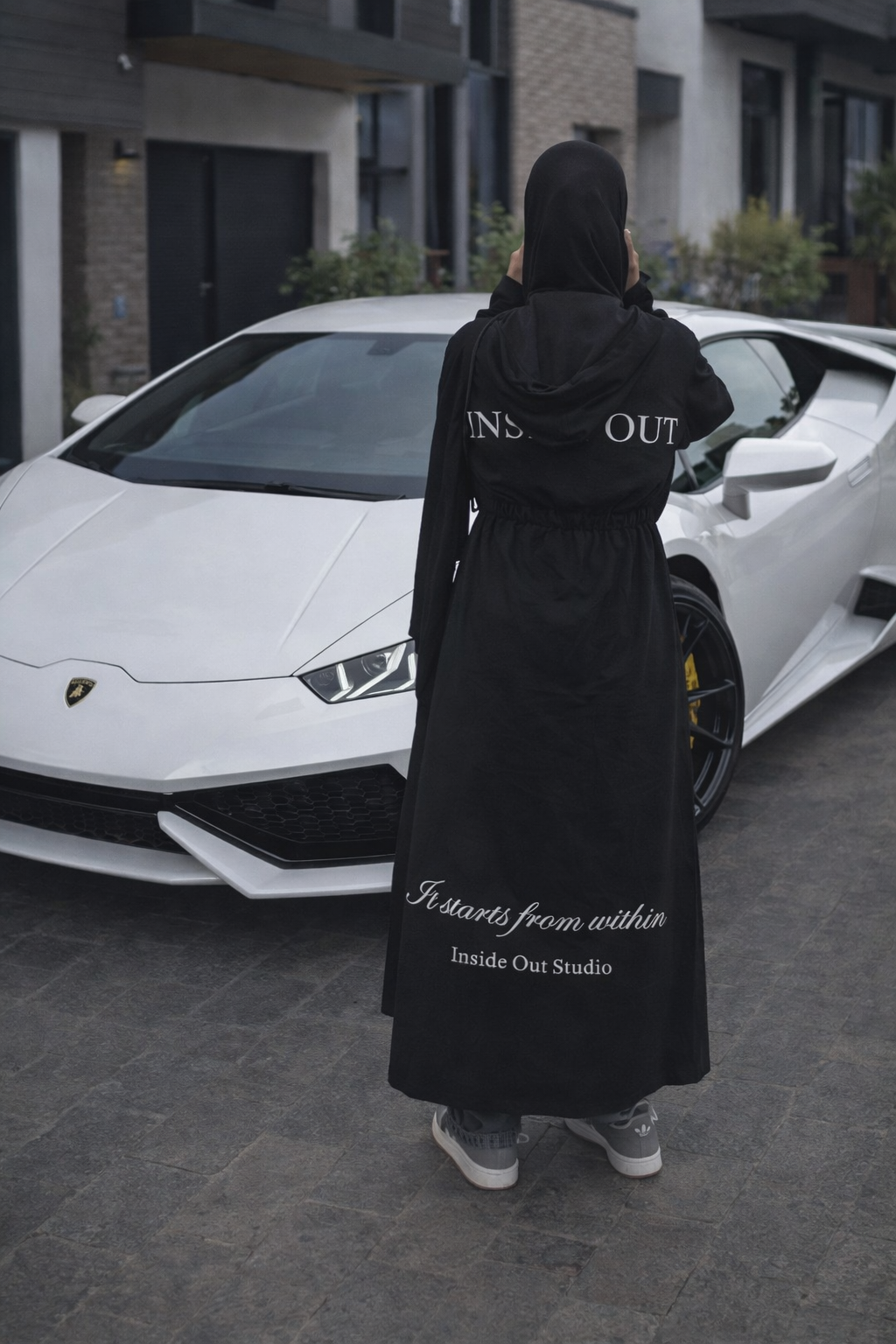 The Keffiyeh Luxe Trench