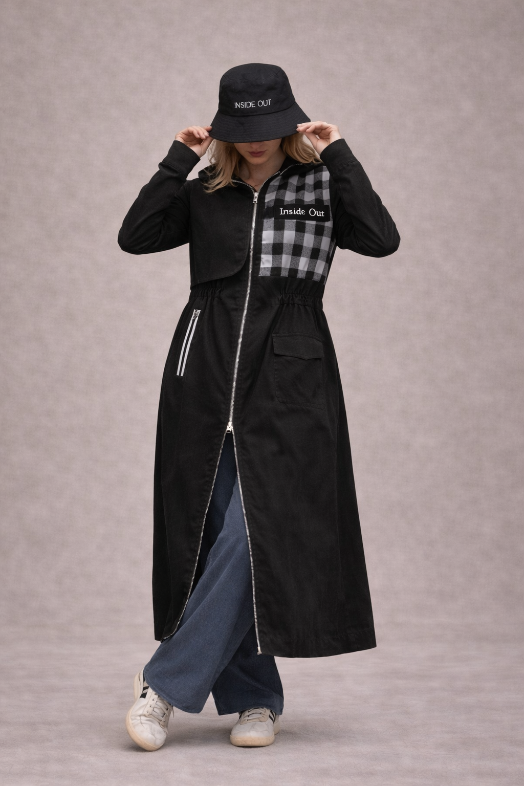 The Keffiyeh Luxe Trench