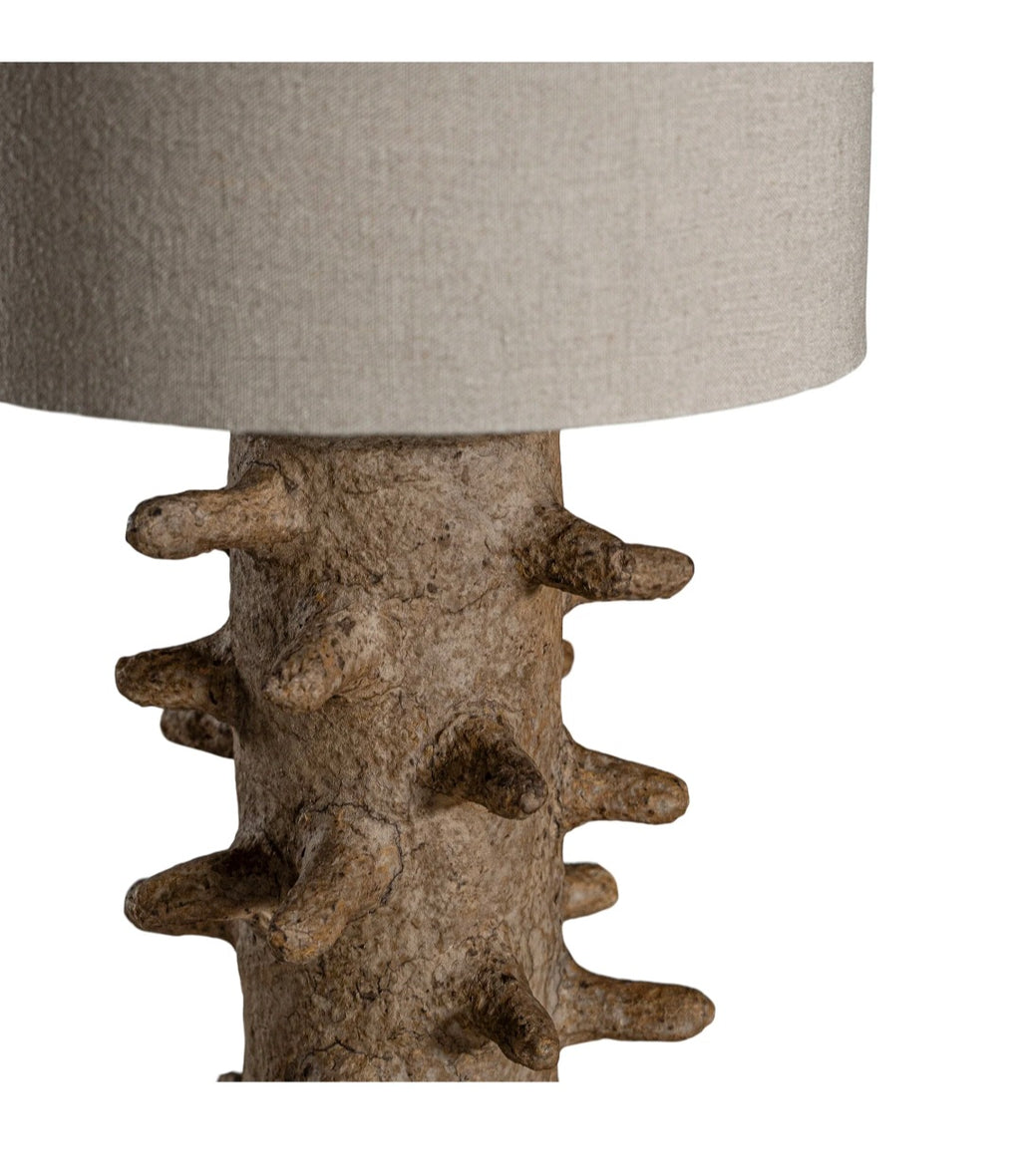 Liwa Sculptural Composite Table Lamp – Dark Roast